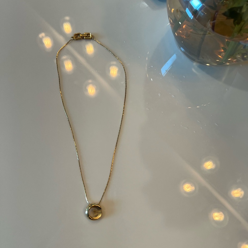 Givenchy Gold Pendant Necklace